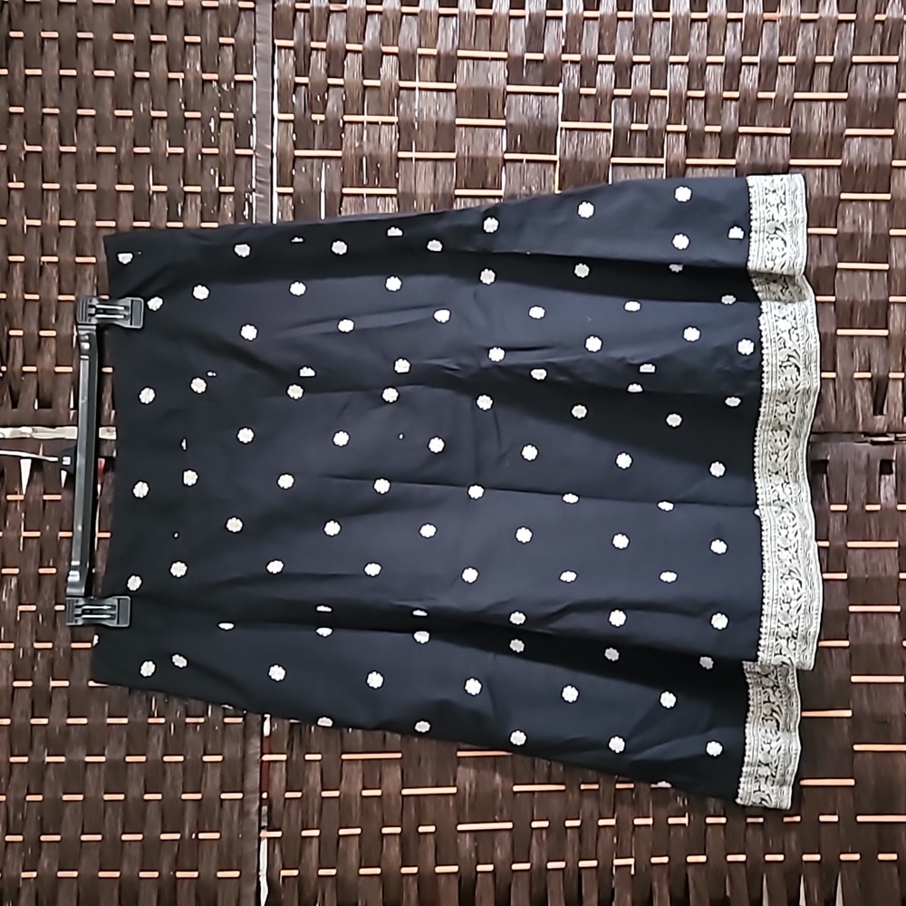 GAP  Black Floral Skirt- 12